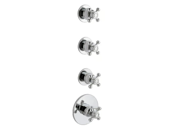 CLASSICA - 4 hole Recessed thermostatic shower mixer by GUGLIELMI RUBINETTERIE - view 2